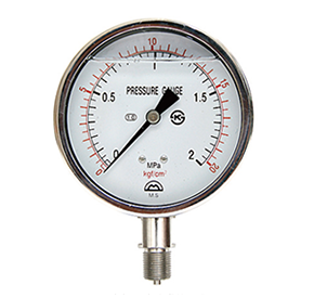 Liquid filled
                            pressure gauge