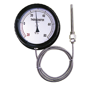 Liquid filled thermometer